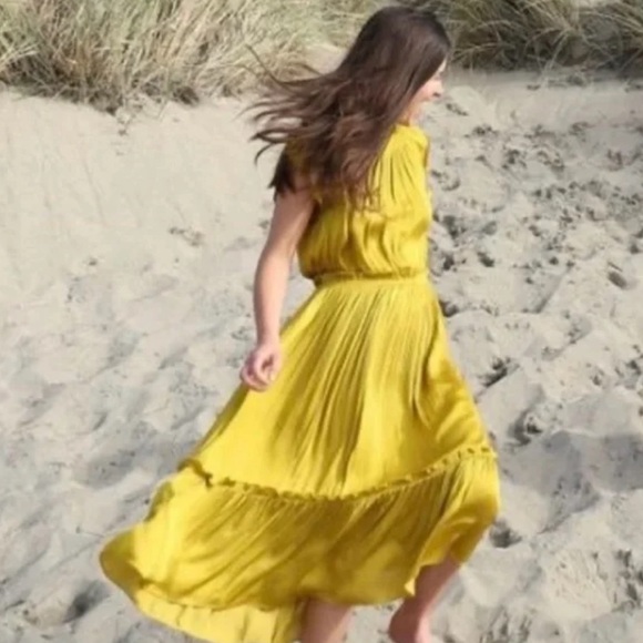 Anthropologie Dodie Flutter-Sleeved Midi Dress - Picture 3 of 6